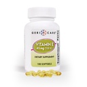 GeriCare capsule di vitamina E ad alta potenza – 100 IU per il supporto cutaneo e immunitario, 45mg | 100 Count | Vitamina E organica per le donne e gli uomini