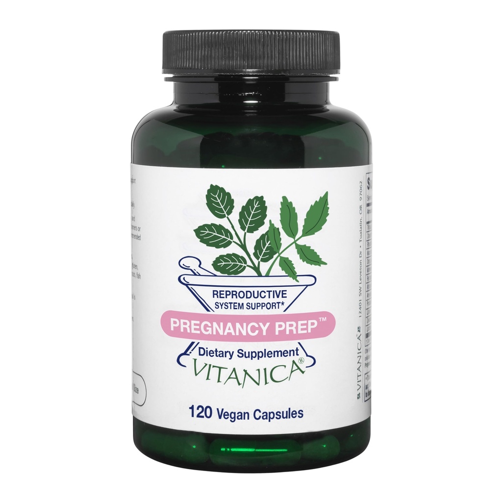 Prema di gravidanza Vitanica, Supporto del sistema riproduttivo, Vegan, 120 capsule