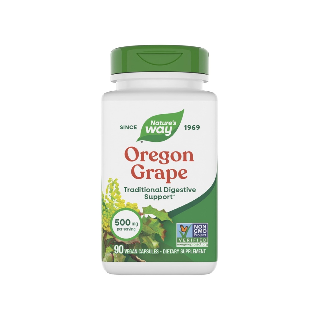 Natural's Way Oregon Grape, Digestione tradizionale Remedy* Supplemento, 90 Vegan Capsule