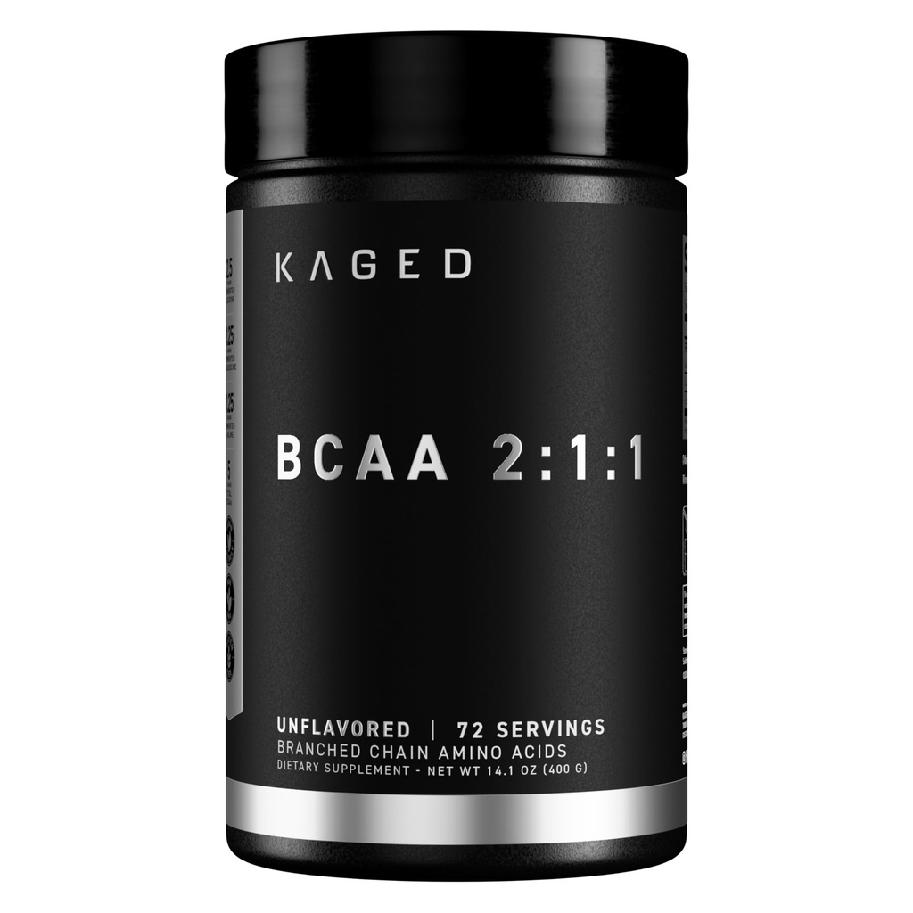 Polvere BCAA, aminoacidi Kaged BCAAs, fertilizzati, a base vegetale e Vegan Aminoacido a catena ramificata, 5g BCAA Non aromatizzato, Aminoacidi Integratori per Uomo, 72 Serve