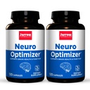 Jarrow Formulas Neuro Optimizer - 120 Capsule, Confezione da 2 - Brain Health & Antioxidant Support - Include 7 Neuro Nutrienti - Gluten Free - 60 Total Servings