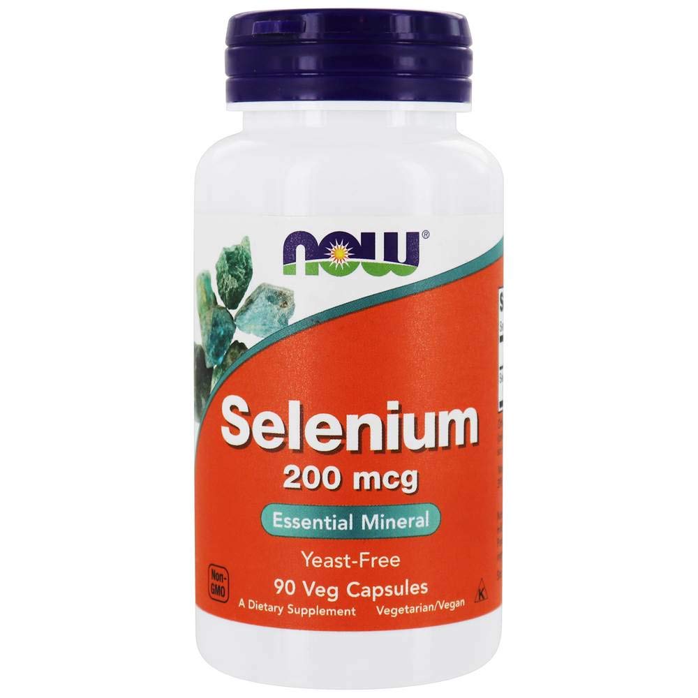Selenio 200 mcg lievito gratuito 90 capsule (pacchetto di 2)