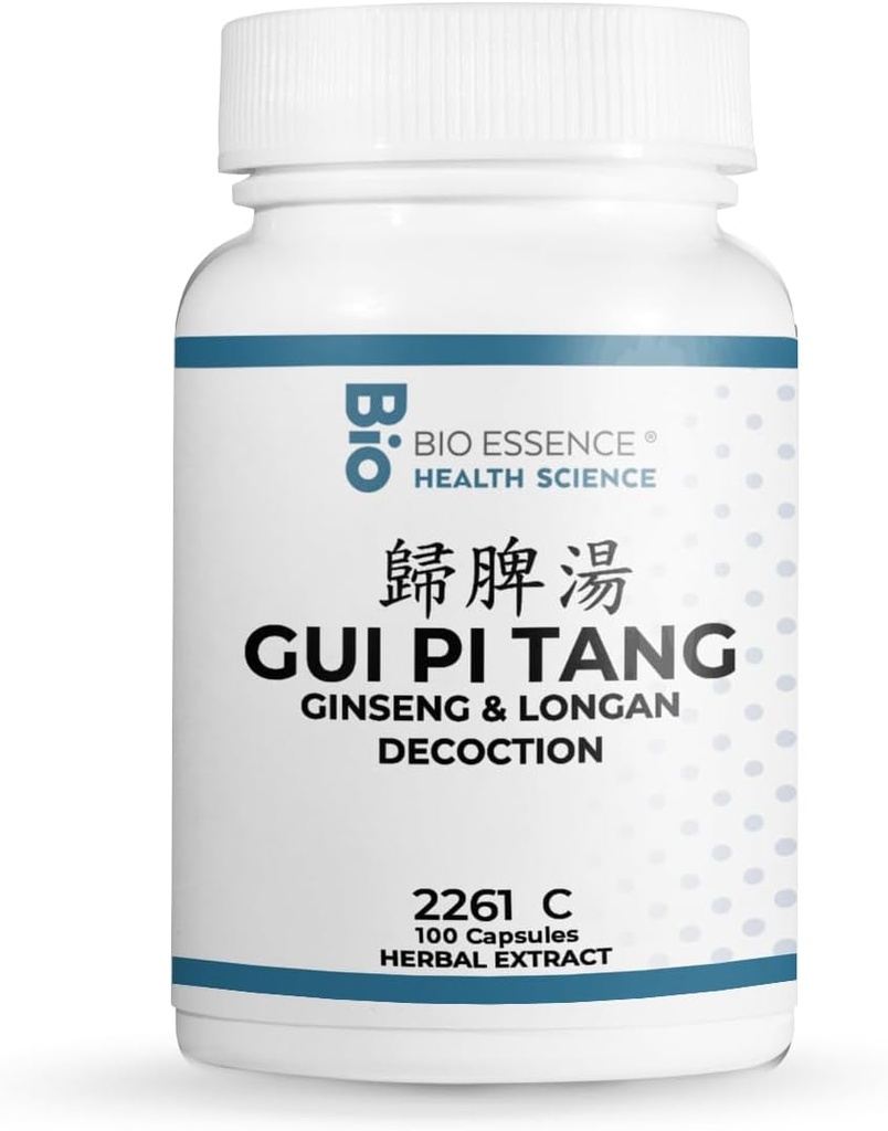 2261C GUI Pi Tang/Ginseng & Longan Decoction 100 capsule/bottiglia (2 bottiglie)