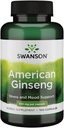 Swanson Premium Brand American Ginseng 550 Milligrams 100 Capsule