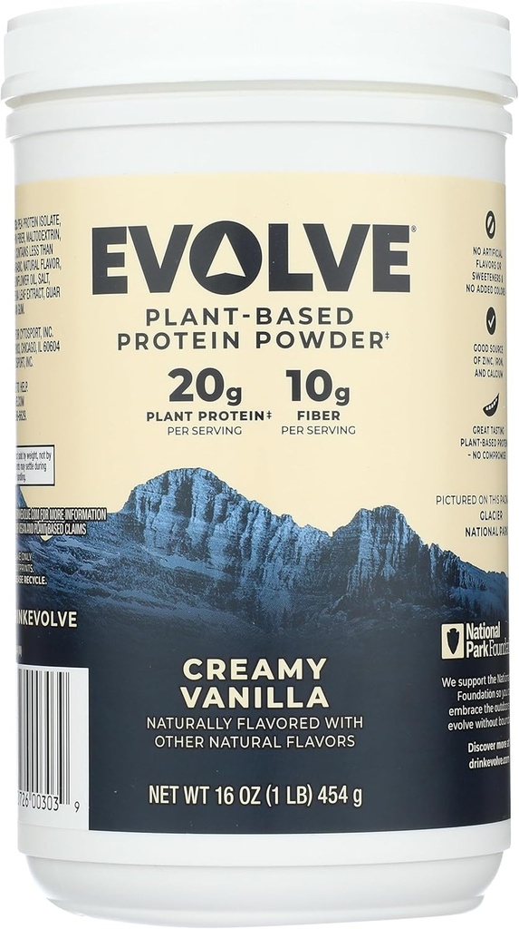 Polvere di proteina di Vanilla ideale EVOLVE, 16 OZ