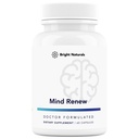 Mind Renew - Made in the USA - Integratore cerebrale per memoria e messa a fuoco - Support Vitality and Energy, 60 Capsule