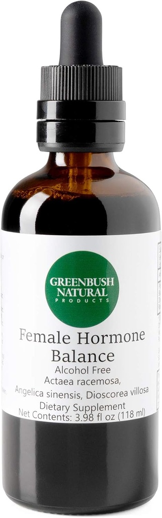 Greenbush Female Hormone Balance | 4 oz Liquid Extract, 240 Doses | Salute riproduttiva, Ciclo mestruale e sintomi di menopausa