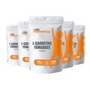 BulkSupplements.com L-Carnitina Fumarate Polvere - Carnitina Supplemento, Carnitina Polvere, L-Carnitina 500mg - Gluten Free, 500mg per Serving, Gluten Free, 5kg (11 lbs) (Pack of 5)
