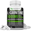 DR. MARTIN'S NUTRITION Extra Strength L-Carnitina - 200 capsule - 1000mg Per Serving - Aumentare il metabolismo e aumentare le prestazioni