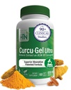 Valore nutrizionale della salute Curcu-Gel 650mg BCM-95® Curcugreen Curcumin| Alto assorbimento | Risposta infiammatoria sana | Studi clinici | Terza Parte Testata | Non-GMO (Pacchetto di 60)