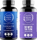 Happy Healthy Hippie Vai con il supporto di menopausa di flusso e supplemento di sonno naturale
