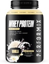 PERFORMIX - Whey Protein Isolate Blend - 24g di Protein - 5.4g di BCAAs - 110 Calorie - Muscle Building & Post Workout Recovery - 100% Whey Protein Powder - 1.98 lbs - 30 Serve - Vanilla