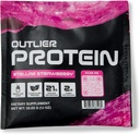 Fragola di Proteine Clear - Vegetariano & Vegan - Facile da Digerire, Senza Glutine, Senza Zucchero, Latticini Free, Soy Free (25 Confetteria Singola, Fragola)