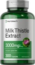 Horbäach Milk Thistle Supplemento | 300 capsule | Estratto di erbe | Non OGM, Gluten Free