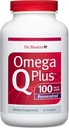 Dr. Sinatra Omega Q Plus 100 Resveratrolo – Supplemento Omega-3 Supporta la salute del cuore e fornisce potere antiossidante con 100mg di CoQ10 e Resveratrolo (60 softgels)
