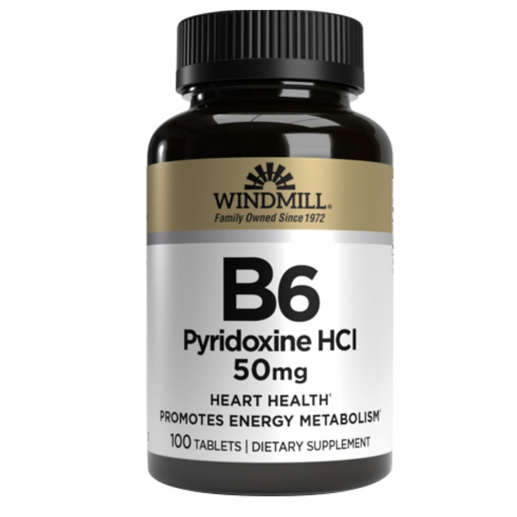 Vitamina B-6 TABS 50 MG WMILL Dimensioni: 100