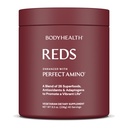 BodyHealth Reds potenziato con PerfectAmino - Polvere giornaliera di Smoothie Superfood con antiossidanti, adaptogeni, fitonutrienti, frutta, prebiotici, probiotici, fibre e proteine - 40 Serve