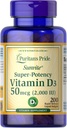 Vitamina D3 50mcg (2000 IU) Bolsters Immune Health by Puritan's Pride for Support of Immune Health and Healthy Bones and Teeth 200 Softgels