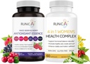 Donna Wellness Duo - 4-in-1 Health Complex & Antiossidante Supplemento per l'equilibrio ormonale, pelle & energia,Menopause & Immune Support-Vegan Capsule