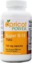 Potere di albicocca Super B-15 Acido pangamico non tossico - Livelli di ossigeno di salute & energia - 100 tappi di veg