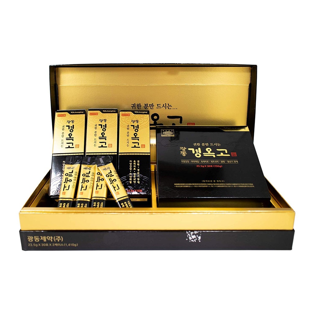 Kwang-Dong Kyung-Ok-Go coreano Nutritious Ginseng Tonic individual Stick Pouches set regalo (23.5g x 60 Stick Pouches)