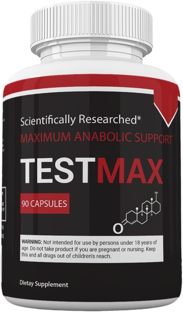 Zonata TestMax integratori alimentari per gli uomini, prova Max naturalmente migliorare le prestazioni, la resistenza e i livelli di energia, Formula naturale per mantenere i livelli di energia e prestazioni (Single Pack, 60 compresse)