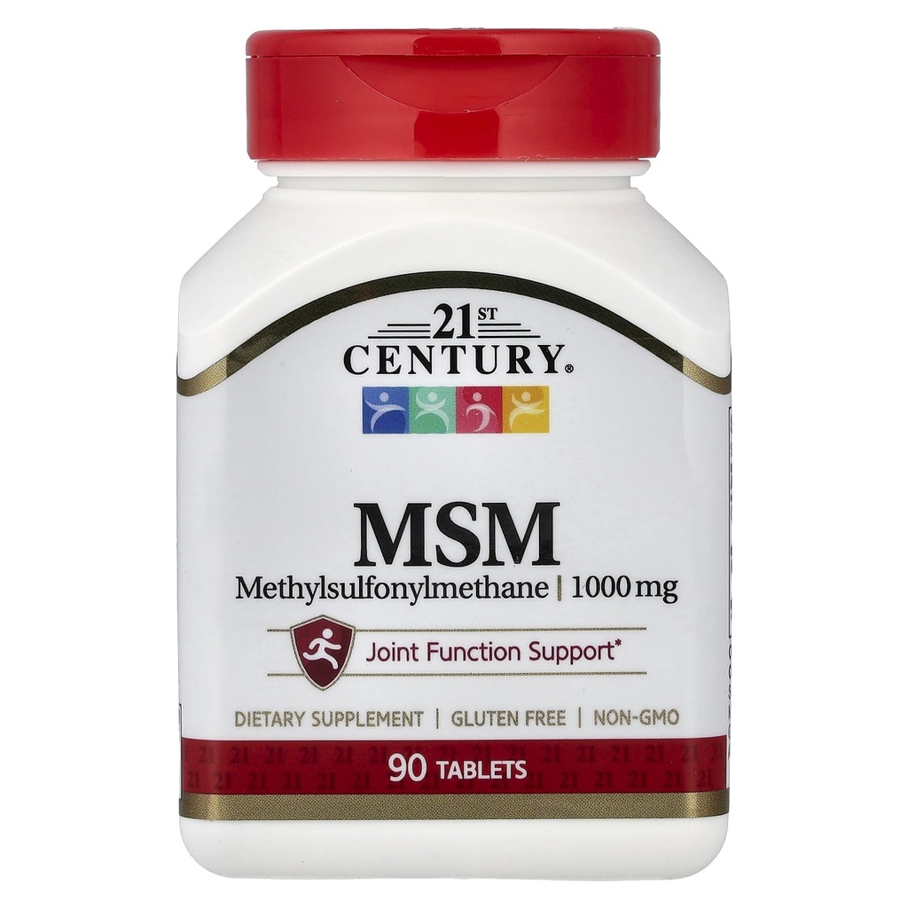 21st Century MSM, 1.000 mg, 90 compresse