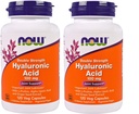 NOW Foods - Acido Ialuronico 100 mg - 120 Veg Capsule (Pack of 2)