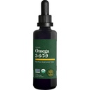 Global Healing Organic Omega 3 6 9 e 7 (Estratto di CO2 di siero) - Fish-Free, Non-OGM Omega 3 supplemento per le donne e gli uomini, contiene Perilla Seed & Flaxseed Oil - Fish Oil Alternative - 2 Fl Oz