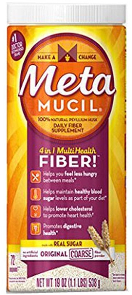 Metamucil Coarse Original Texture Fibra non aromatizzata 19 once
