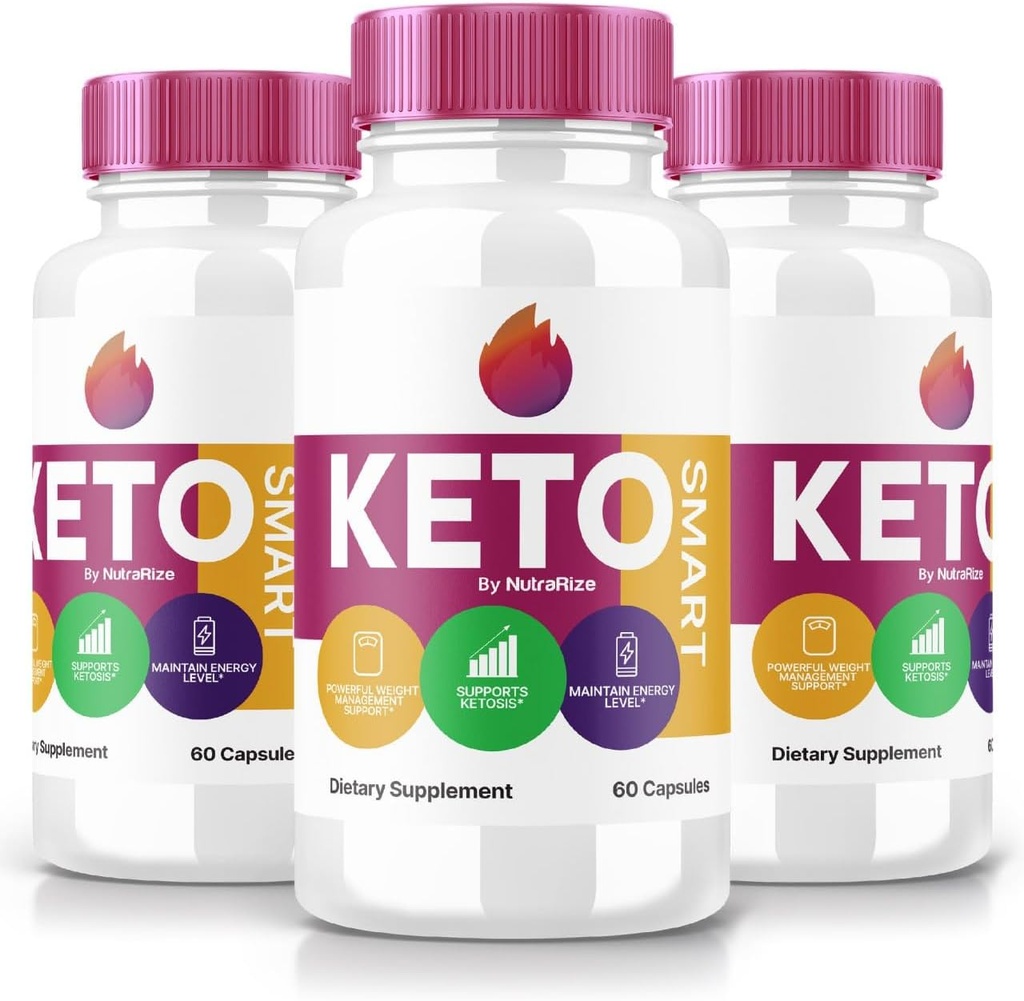 (3 Pack) Keto Smart Capsules - Keto Smart Integratore Dietetico per Perdita Di Peso Avanzata, Pillole All-Natural Massima Forza per Destinare Belly Fat, KetoSmart Pastillas Recensioni (180 Capsule)