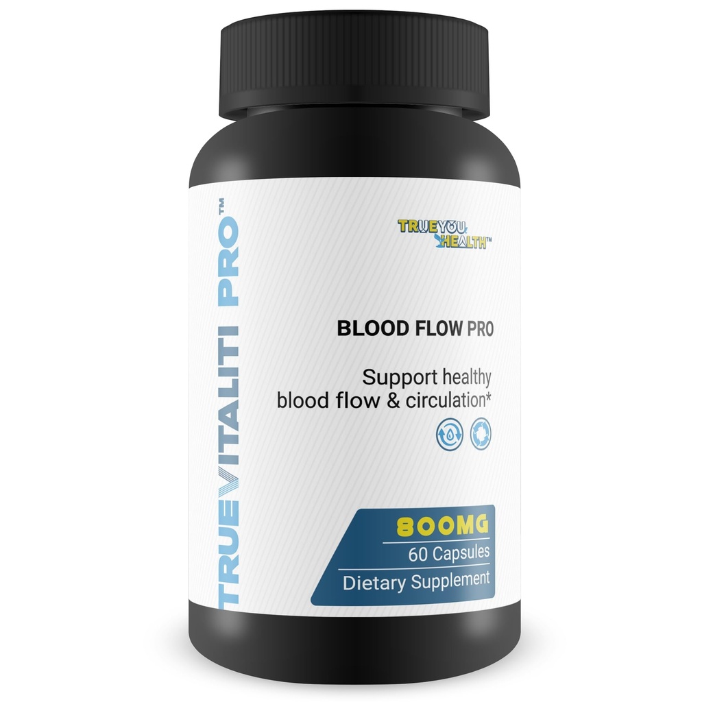 True Vitaliti Pro Blood Flow Pro L-Arginina - Il nostro miglior integratore di circolazione per la vera vitalità Male Blood Flow & Circulation Health - L-Arginina Mens Circulation Supplement - Aiuta il flusso sanguigno