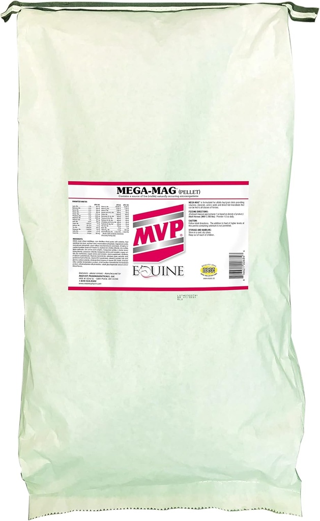 Mega-Mag (50 lb Bag) Integratore Multi Vitamina/Mineral per Alfalfa Hay Diets