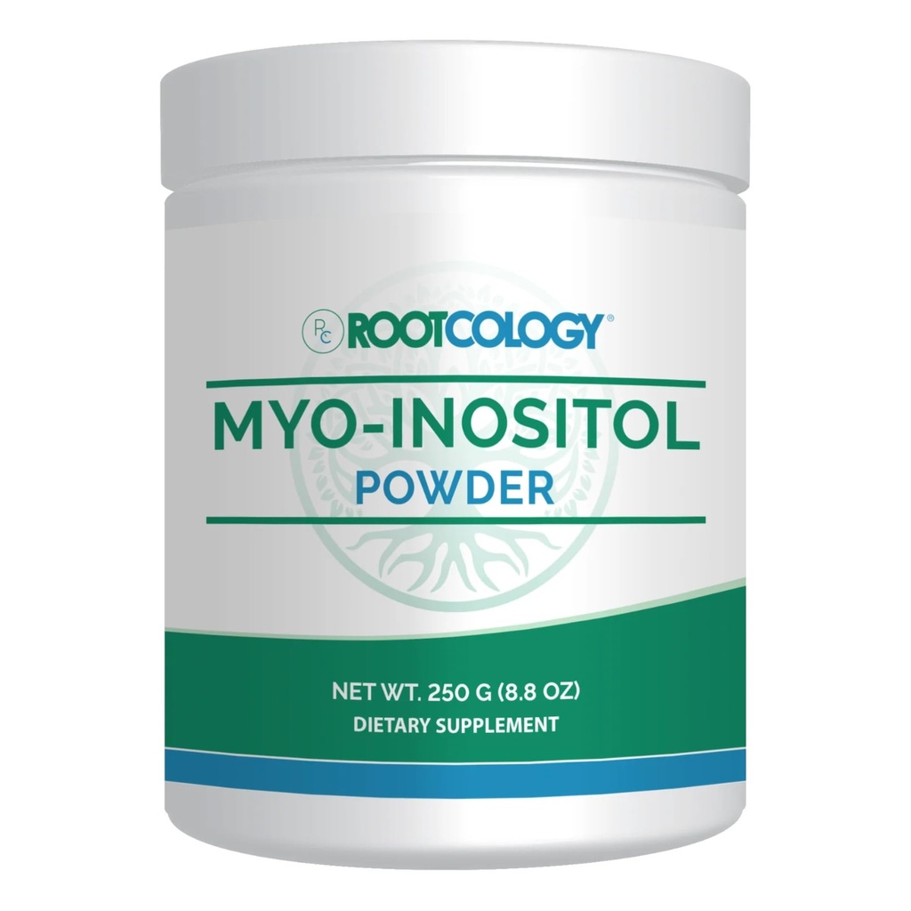 Rootcology by Dr. Izabella Wentz | Polvere di Myo-Inositol | Integratore di Inositol per Mood, Salute del cervello e Supporto per il fegato | 250g / 345 Serve