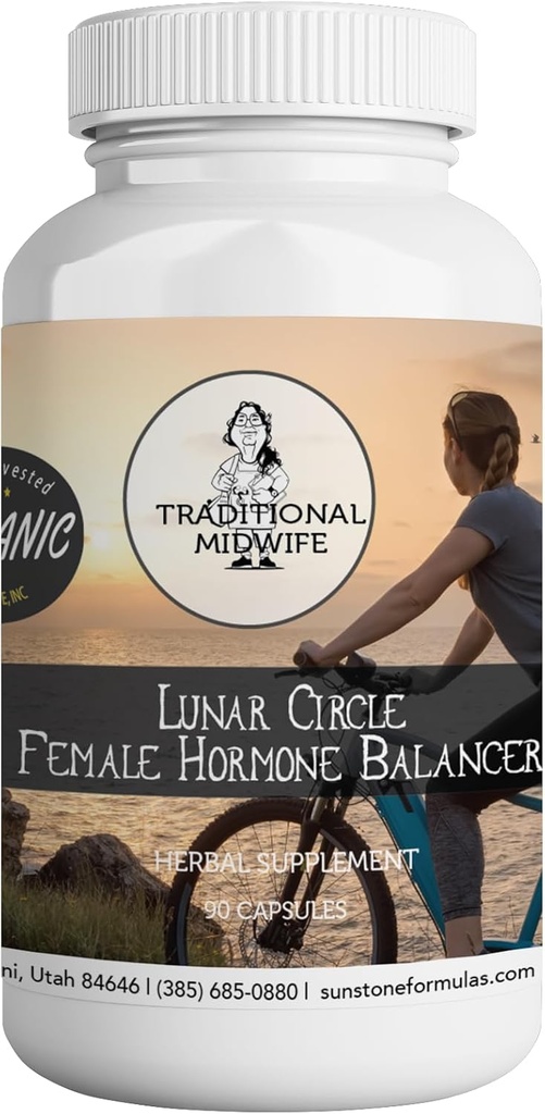 Equilibrio dell'ormone femminile del cerchio lunare