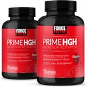 Force Factor Prime HGH Segrezione Attivatore, 2-Pack, HGH supplemento per gli uomini con AlphaSize per aiutare Trigger HGH produzione, aumentare la forza di allenamento, & migliorare le prestazioni, 150 capsule