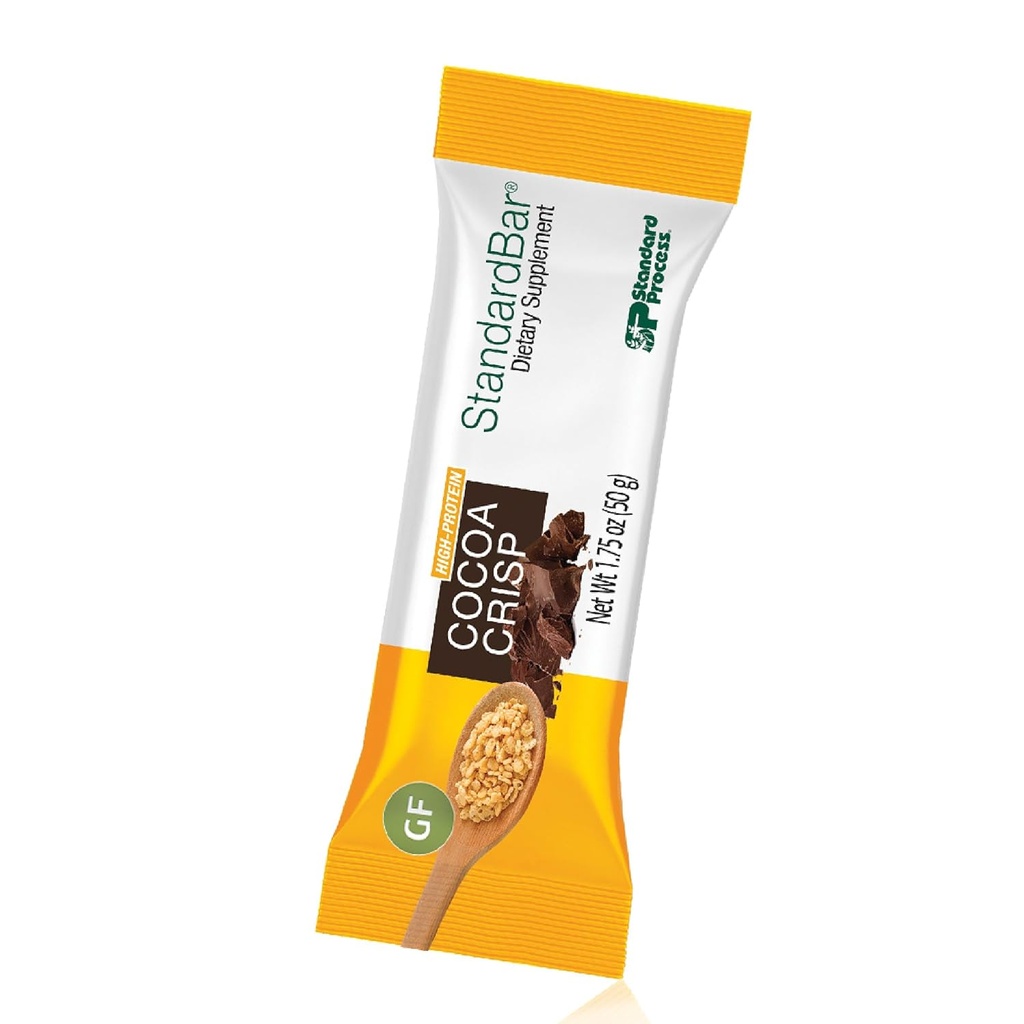 StandardBar di processo - Barra di alimentazione per il supporto energetico giornaliero - Bar di nutrizione con carboidrati e proteine - Snack Bar di allenamento - Cocoa Crisp, 18 Pack