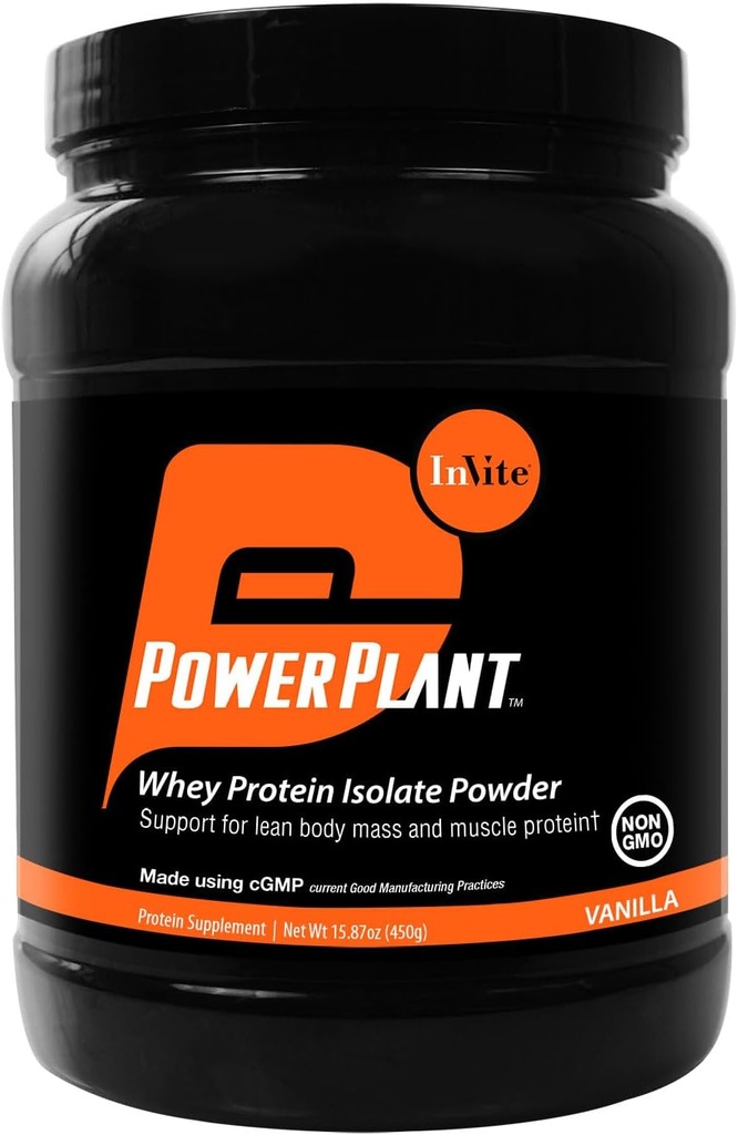 Invitare la polvere proteica del siero della vaniglia della salute - Supporto per la massa del corpo magra e la protezione del muscolo - Proteine essenziali per gli individui che sono sensibili ai prodotti lattiero-caseari - 30 Serve