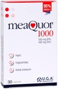Meaquor 1000 Omega 3 Fish Oil Supplemento IFOS Certificato - Omega3 con 1000mg EPA e DHA per capsula - Nessun retrogusto, Non OGM (30 Softgels)