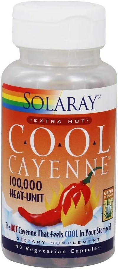 Solaray - Cool Cayenne Extra Hot - 90 capsule