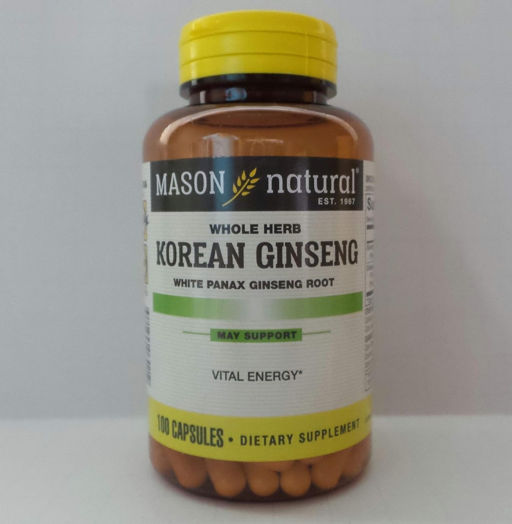 Mason Naturale, Ginseng coreano 518MG