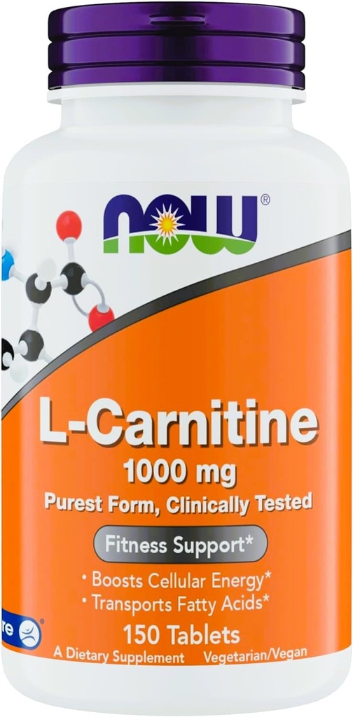 Ora Supplementi L-Carnitina 1000mg - 150 compresse dimensione del valore, Supporta la crescita magra del muscolo, Carnipure, Non-OGM, Kosher, Ideale per Vegani, Atleti e supporto energetico