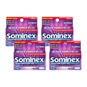 Sominex Nighttime Sleep-Aid Caplets, Forza massima, 16-Count Boxs (Pack of 4)