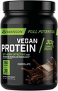 Swanson proteina vegana completa - aroma di cioccolato, polvere di proteine vegana completa per la costruzione e il recupero del muscolo - 30 g