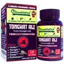 Forza extra Tongkat Ali con Tribulus Terrestris. Potente (100:1) Estratto di Longjack/Tongkat Ali. 120 capsule di Veg Tongkat Ali per gli uomini.Tutto naturale, non OGM,Vegan, nessun stearato, nessuna polvere di riso