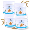 Si' che puoi! Drink Booster - Organic Greens Superfood Powder Drink Mix - 4 Pack con erba Alfalfa, Wheatgrass, Kale, Barley Grass, Lemon Juice Powder - Ricco di antiossidanti, vitamine e minerali.