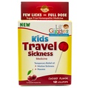 Lil' Giggles Kids Medicated Lollipops - Sweet Gentle Relief for Kids & Non-drowsy - per Car Sickness, Viaggi Nausea & Motion Sickness Relief - Amore per bambini Rimedio omeopatico - Cherry Flavor 12 CT