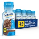 Glucerna Original Diabetes Care Shake, Cioccolato ricco, Sostituzione di farina diabetica per sostenere la gestione dello zucchero nel sangue, 10g Protein, 180 Calories, Pronto per bere, Bottiglia 8-fl-oz, 24 Pack