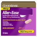 GoodSense Aller-Ease - Fexofenadine Hydrochloride 180 mg compresse - 24 ore di medicina allergia per Indoor & Outdoor Relief, 30 conte