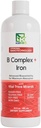 Nanonutrizione B Complex + Iron | Nanotecnologia Liposomal | 100% Ingredienti naturali | 16 Fl. Oz. | 32 Serve